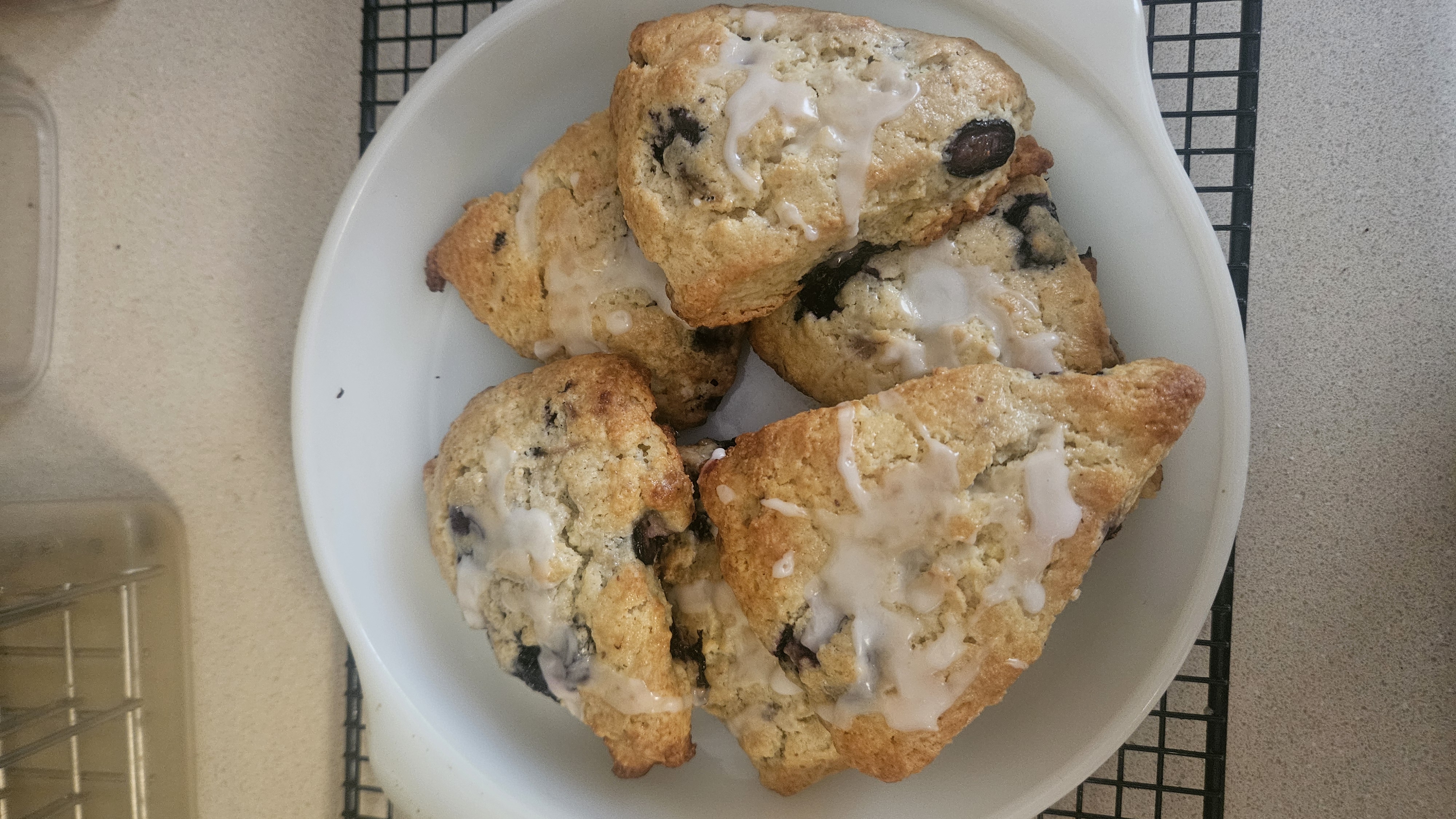 Blueberry scones